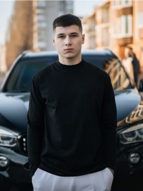 Лонгслів Bezkor Basic Black