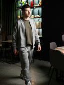 Бомбер Vent Gray - Olive