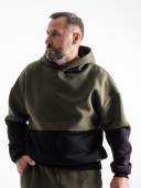 Худі із вставками Better Deel Green