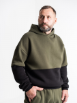 Худі із вставками Better Deel Green