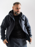 Толстовка з капюшоном Better Leder Grey