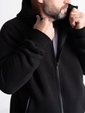 Толстовка з капюшоном Better Leder Black