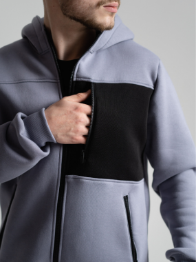 Толстовка з капюшоном Better Klink Grey