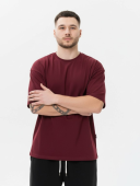 Футболка Oversize Burgundy