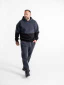 Худі із вставками Better Deel Dark Grey