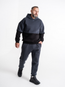 Худі із вставками Better Deel Dark Grey